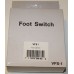 RMS On/Off Foot Switch with cable, VFS1