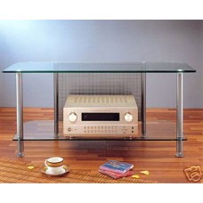 VTI Glass A/V TV Stand, AGR44 B/S, Brand New,Free Ship