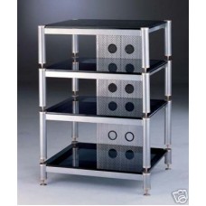 Beautiful VTI BLG404 Audio/Video 4 shelf Glass Rack,NEW