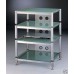 Beautiful VTI BLG404 Audio/Video Frosted Glass Rack,NEW