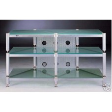 Beautiful VTI BLG503 Audio/Video Frosted Glass Rack,NEW