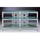 Beautiful VTI BLG503 Audio/Video Frosted Glass Rack,NEW